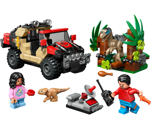LEGO Jurassic World 76972 Ucieczka terenówką przed raptorem - 1331734 - zdjęcie 3